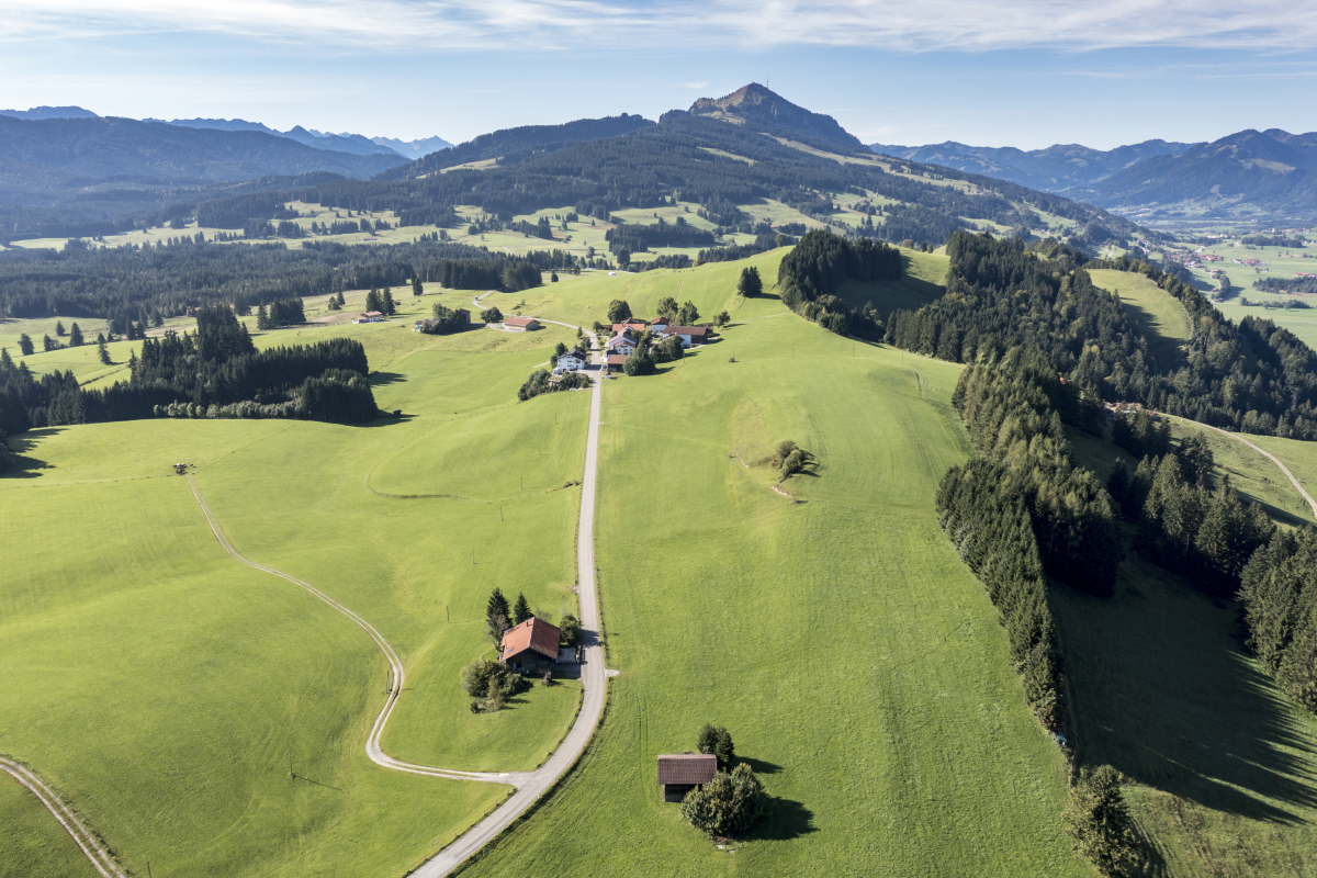 Blick zum Grünten