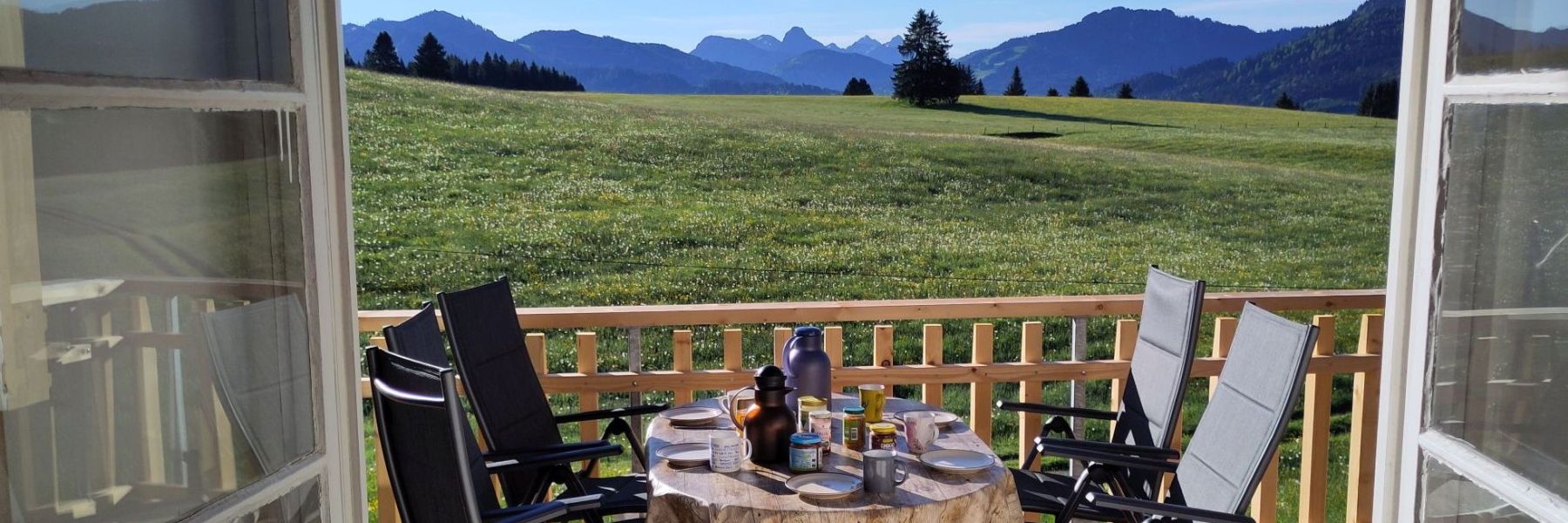 Grandioser Blick in die Berge